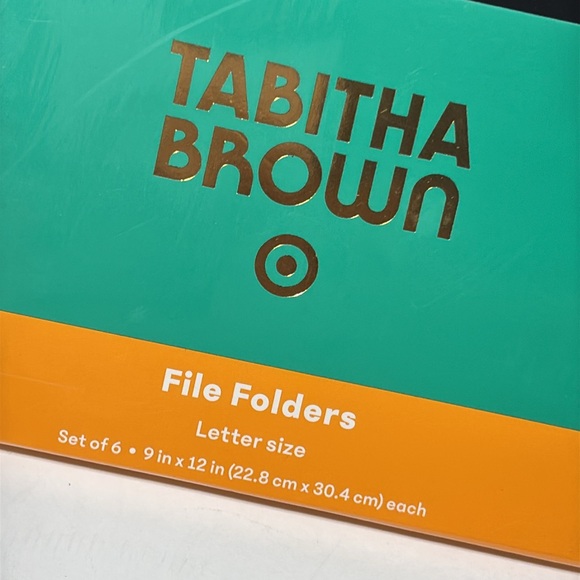 Tabitha Brown LIMITED EDITION Letter Size File Folders Set of 6 Bundle of 3 - Picture 4 of 10